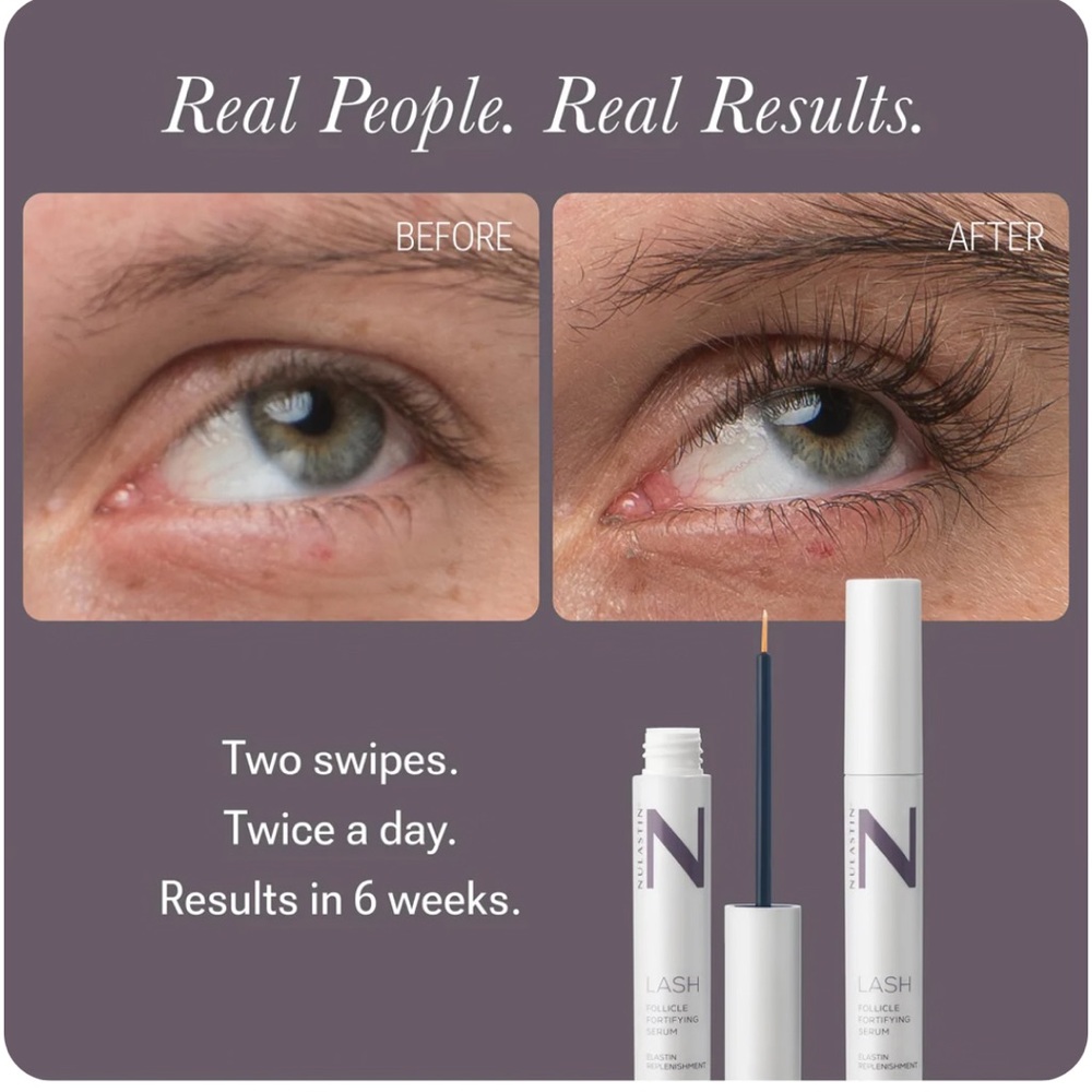 Nulastin Lash Serum Lash Follicle Fortifying Serum Clinical Grade Lash Growth
